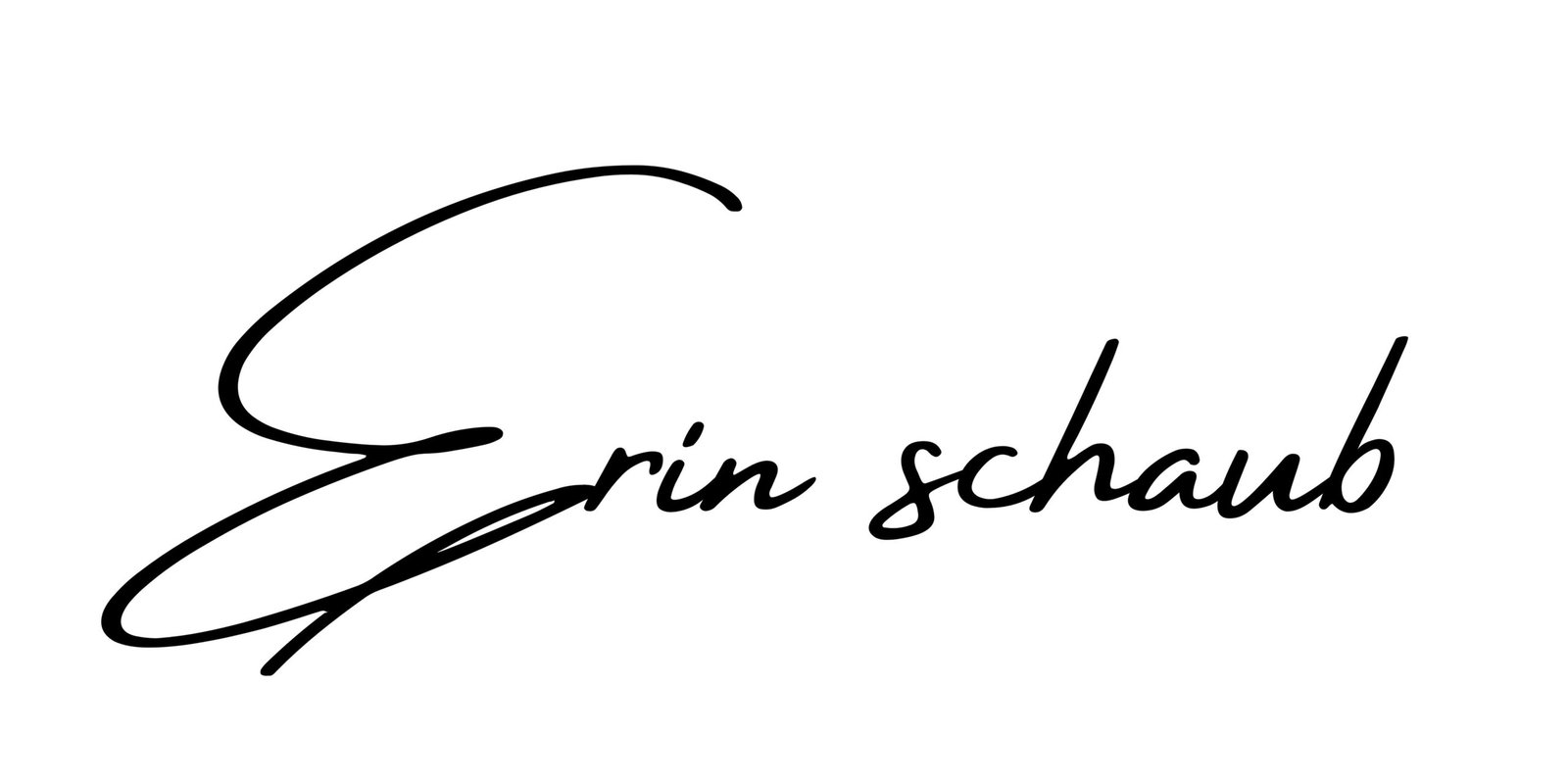 Erin Schaub signature